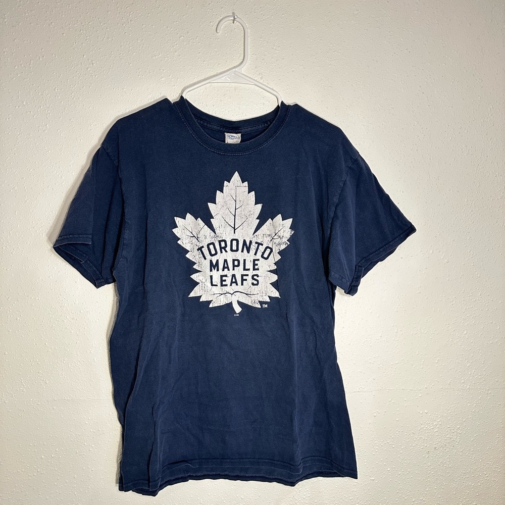 VTG Navy Blue Toronto Maple Leafs Tee